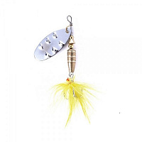 Блешня 7,5 г обертова Grasshopper SP053 6,8 см срібло/срібло