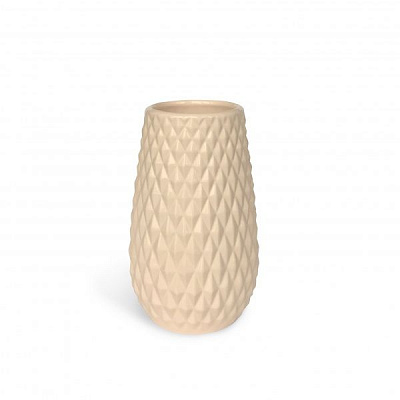 Ваза керамическая белая Перелесник 12 см Резон