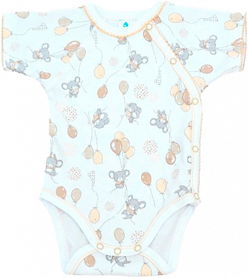 Боди для девочки Minikin 2021542002213 р.62 белый с рисунком 22030362 