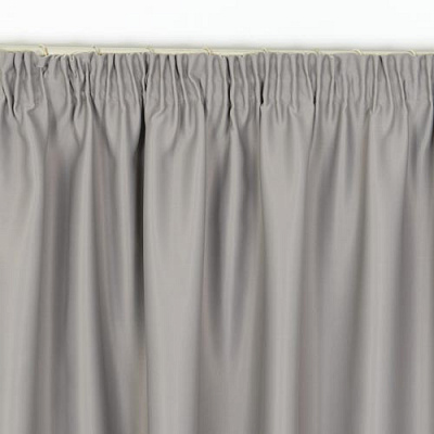 Штора-блэкаут 150х270 см дымчато-серый Текстиль-Контакт