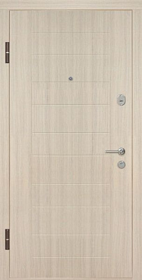 Дверь входная TM Riccardi Домино дуб беленый 2050х860мм левая