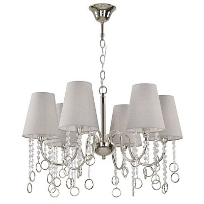 Люстра подвесная Victoria Lighting 6xE14 хром Aline/SP6 chrome 