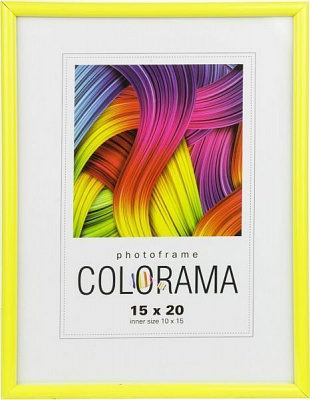 Рамка для фото La Colorama LA-45 yellow 15х20 см