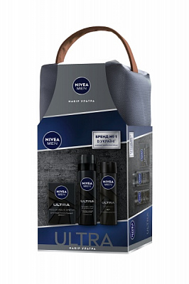 Косметический набор для мужчин Nivea Ultra косметичка 2021