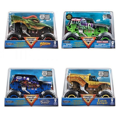 Машинка Monster Jam в ассортименте 1:24 6056371