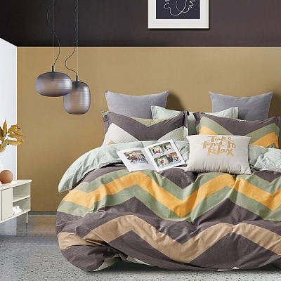 Комплект постільної білизни Дакар різнокольоровий Homeline