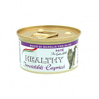 Корм Healthy Irresistibli Capricci перепелка и оливки 85 г