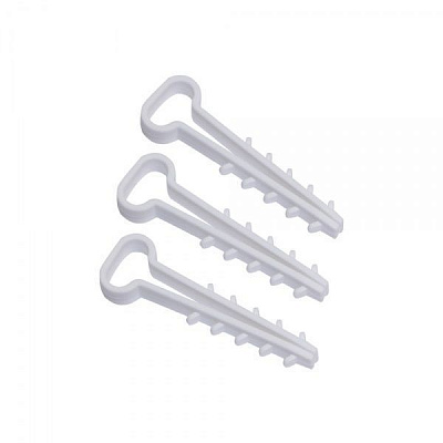 Дюбель-елка плоский Expert 10х5 мм 100 шт. белый 