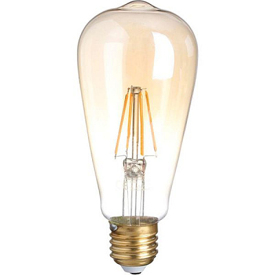 Лампа світлодіодна Osram Edison 1906 4 Вт E27 2700 К 220-240 В жовта 4052899962095