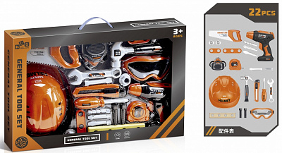 Ігровий набір HONG CHUAN SHENG шуруповерт з інструментами 778-33