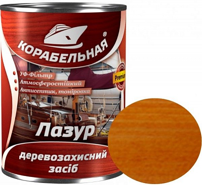 Лазур КОРАБЕЛЬНАЯ з УФ-фільтром клен глянець 2,5 л