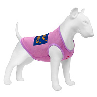 Майка Waudog Сlothes Сміливість сітка рожева XS