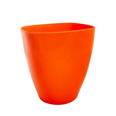 Горшок для орхидей №12 квадратный 1,5 л оранжевый 