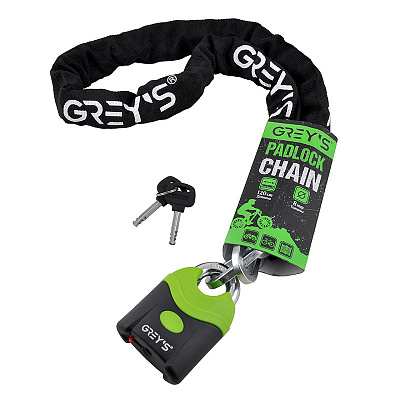 Замок велосипедный цепной GR40812 8х1200 мм