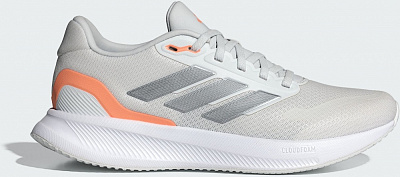 Кросівки жіночі Adidas RUNFALCON 5 W CRYWHT/IRONMT/BEAORA JQ9401 р.40 2/3 сірі
