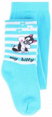 Колготки дитячі Conte-Kids SOF-TIKI 389 7С-38СП р.80-86 бірюзовий