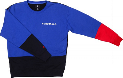 Світшот Converse ONE_STAR_BLOCK_PACK_CREW_BLACK 10017320-001 р. L синій