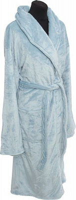 Халат домашний La Nuit Классик р. M голубой 