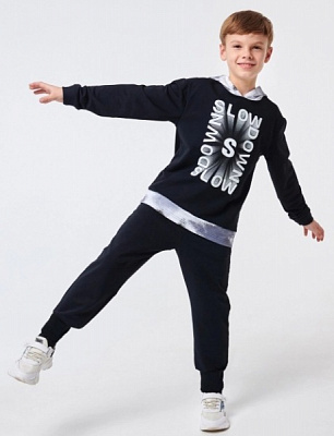 Комплект Smil 2 предмета для мальчика р.140 черный 117344 