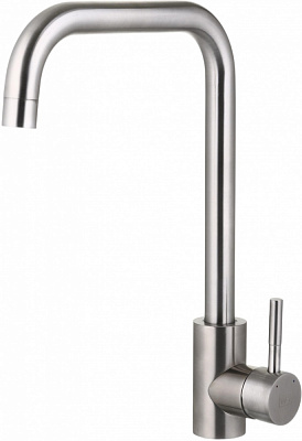 Смеситель для кухни Water House Ring Г-образный излив сатин