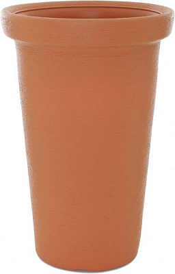 Горшок пластиковый Prosperplast высокий Classico 400 мм треугольный 42л коричневый (10325) 