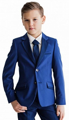 Костюм школьный LILUS тк.1405 р.134 синий 217/2 мод,13 