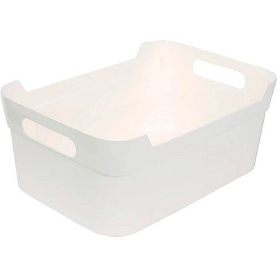 Кошик з ручками поліпропіленовий Heidrun 1082 Baskets білий 100x170x240 мм