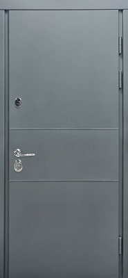 Дверь входная Булат Elegant 703 грей 2050x850 мм правая