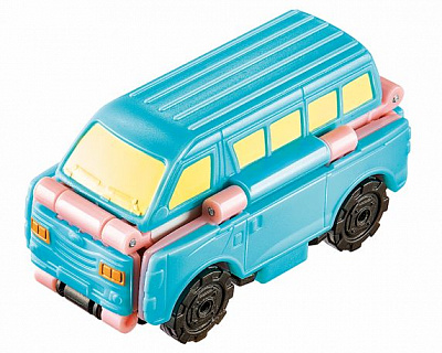 Машинка-трансформер Flip Cars 2 в 1 Городской транспорт, Автомобиль с мороженым и Мини-фургон EU463875-18