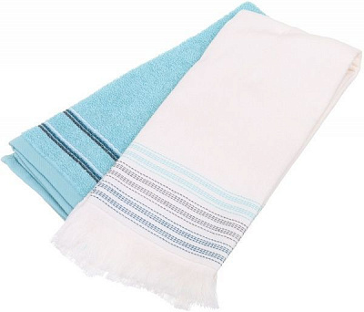 Набір рушників кухонних Aurora 2 шт. 40x60 см La Nuit блакитний