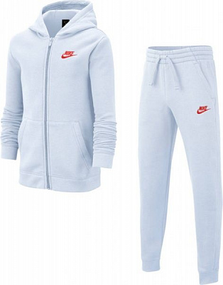 Спортивний костюм Nike B NSW TRK SUIT CORE BF BV3634-085 р. M білий