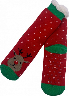 Шкарпетки жіночі La Nuit Олень р. універсальний червоний