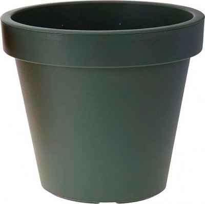 Горщик для квітів 28х25 см круглий зелений (Y54197620)