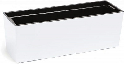 Горщик для квітів Lamela Бегонія прямокутний 37,7л білий