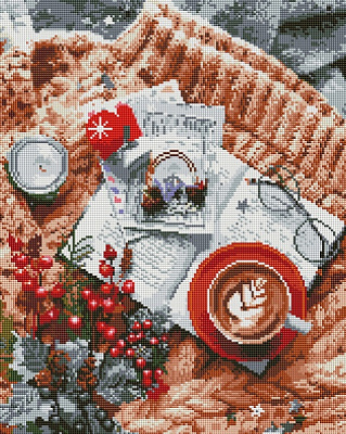 Алмазная мозаика Уютное Рождество 40x50 см DBS0034 Brushme 