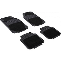 Коврики автомобильные Auto Assistance 3021 black 4 шт. универсальные