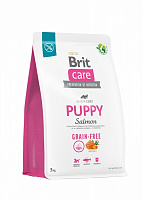 Корм сухой беззерновой для всех пород Brit Care Grain-free Puppy с лососем 3 кг