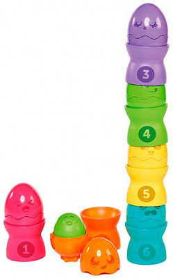 Пирамидка Tomy Яркие яйца T73083