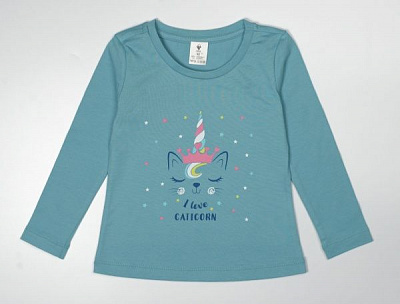 Джемпер для дівчинки Роза 210410 р.122 темно-бірюзовий