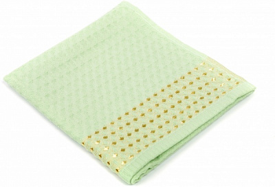 Рушник вафельний з бордюром 40x60 см UP! (Underprice) оливковий