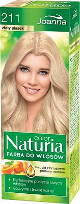 Краска для волос Joanna Naturia Color №211 золотой песок 100 мл