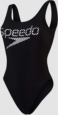 Купальник Speedo DEEP_U-BK_HI_LEG_1PC_PT_AF 8-12369F379 р.42 черно-белый
