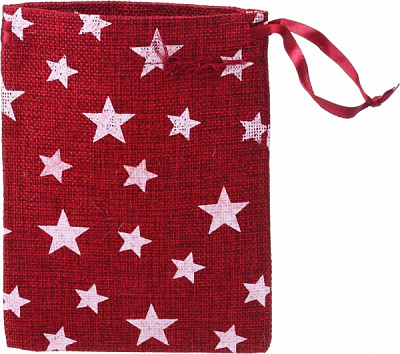 Декорація новорічна Мішок для подарунків 18х13,5 см мікс 2 види 91989-PN