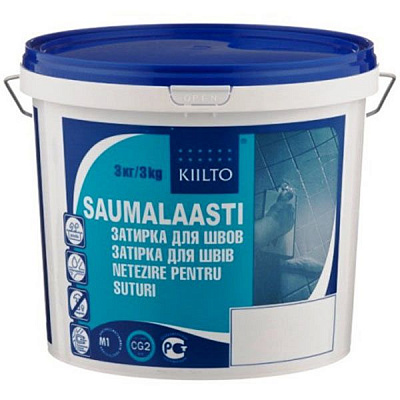 Фуга Kiilto Kesto 10 белая 3 кг + 1 кг в подарок