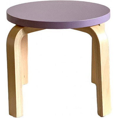 Табурет дерев’яний 260х295х295 бук/фіолетовий