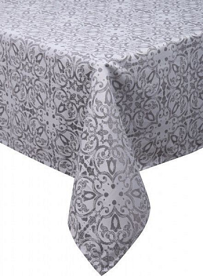 Скатерть Jacquard Шарм 140x180 см серый La Nuit 