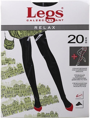 Колготки женские Legs 300 RELAX 20 den nero р. 1 / 2 черный 