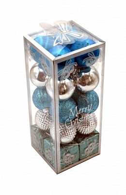 Набор елочных игрушек Jucik 20,5 см DF20-159