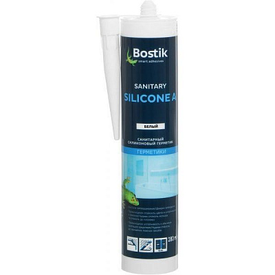 Герметик силіконовий Bostik санітарний Sanitary Silicone A білий 280мл