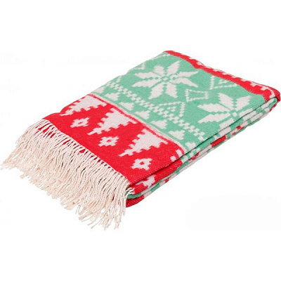 Плед Ярослав New Year cotton green 140x200 см